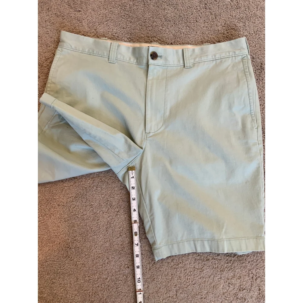 J. Crew Men's Shorts Sz 34 Sage Green Preppy Academia Coastal Belt Loops Pockets